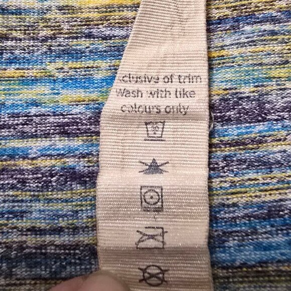 Lululemon Surge Warm 1/2 Zip In Space Dye Camo Deep Navy Alberta Lake Sz XL - Picture 11 of 12